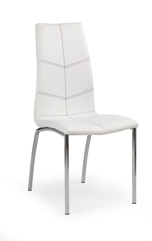 Kovová židle K114 Halmar bílá - DEKORHOME.CZ