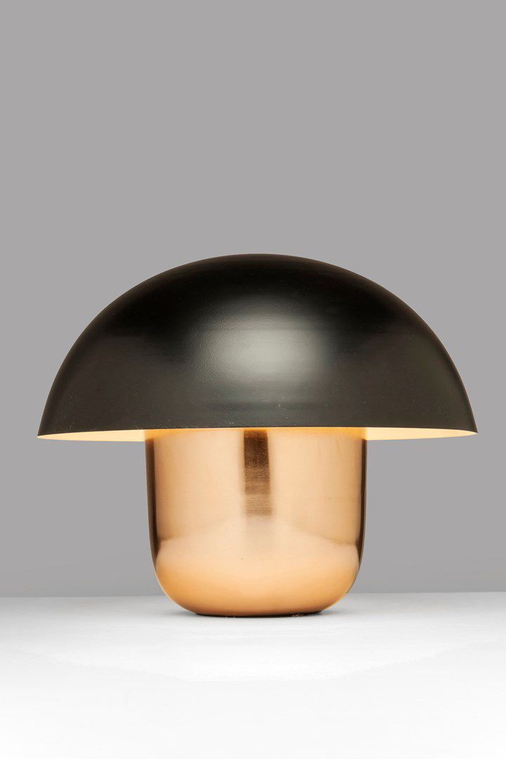 Stolní lampa Mushroom - černá a měď - KARE