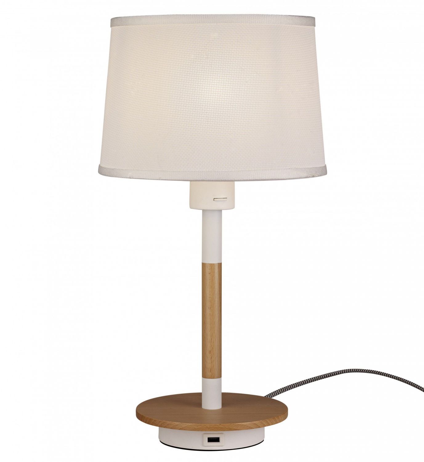 Stolní lampa s USB Mantra NORDICA 5464 - Osvětlení.com
