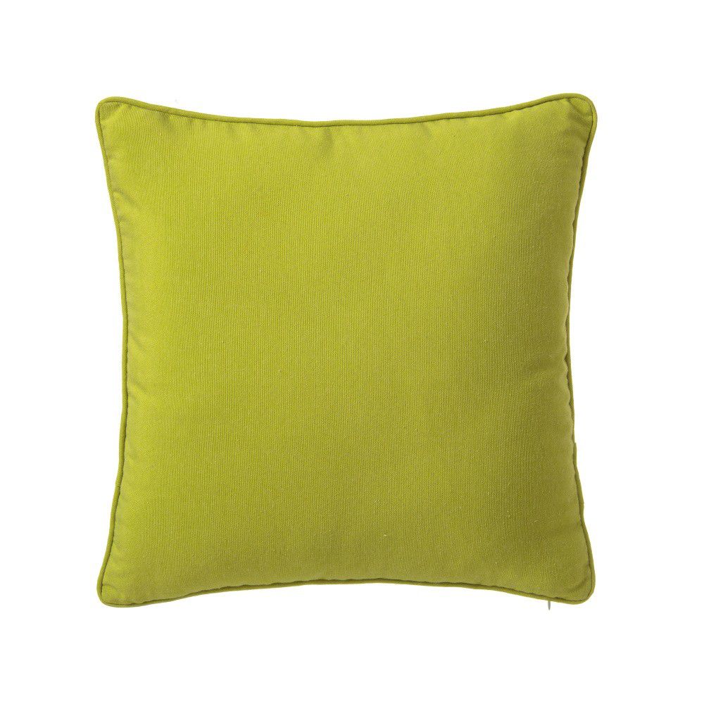Limetkově zelený polštář Casa Selección Loving, 45 x 45 cm - Bonami.cz
