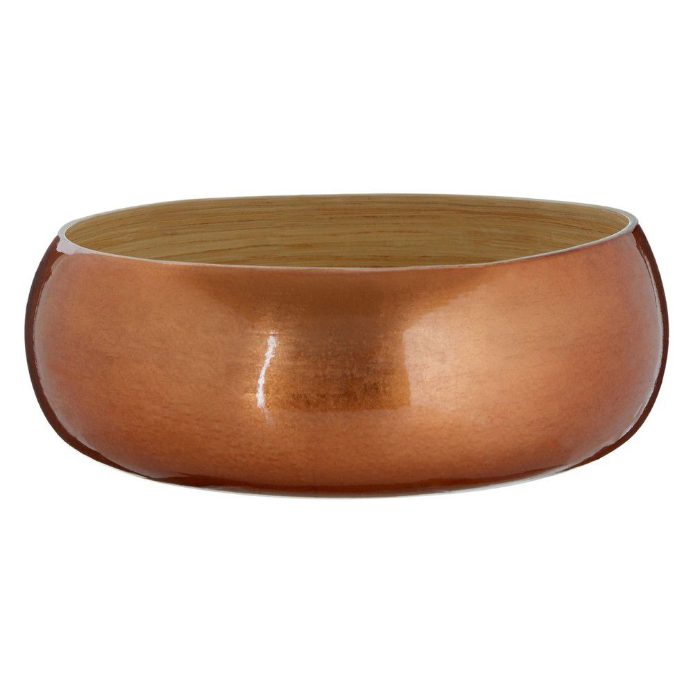 Bambusová miska v barvě růžového zlata Premier Housewares, ⌀ 25 cm - Bonami.cz