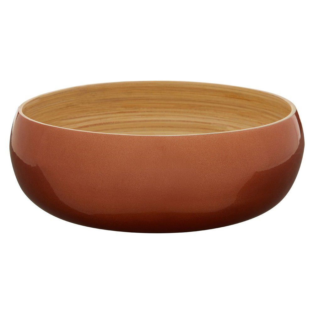 Bambusová miska v barvě růžového zlata Premier Housewares, ⌀ 30 cm - Bonami.cz