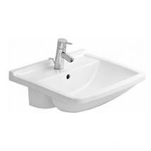 Umyvadlo Duravit D-Code 55x43 cm otvor pro baterii, s přetokem 23105500002 - Siko - koupelny - kuchyně