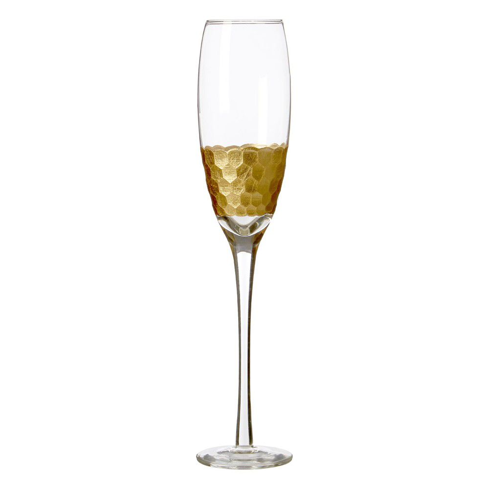 Sada 4 sklenic na šampaňské z ručně foukaného skla Premier Housewares Deco, 2,1 dl - Bonami.cz