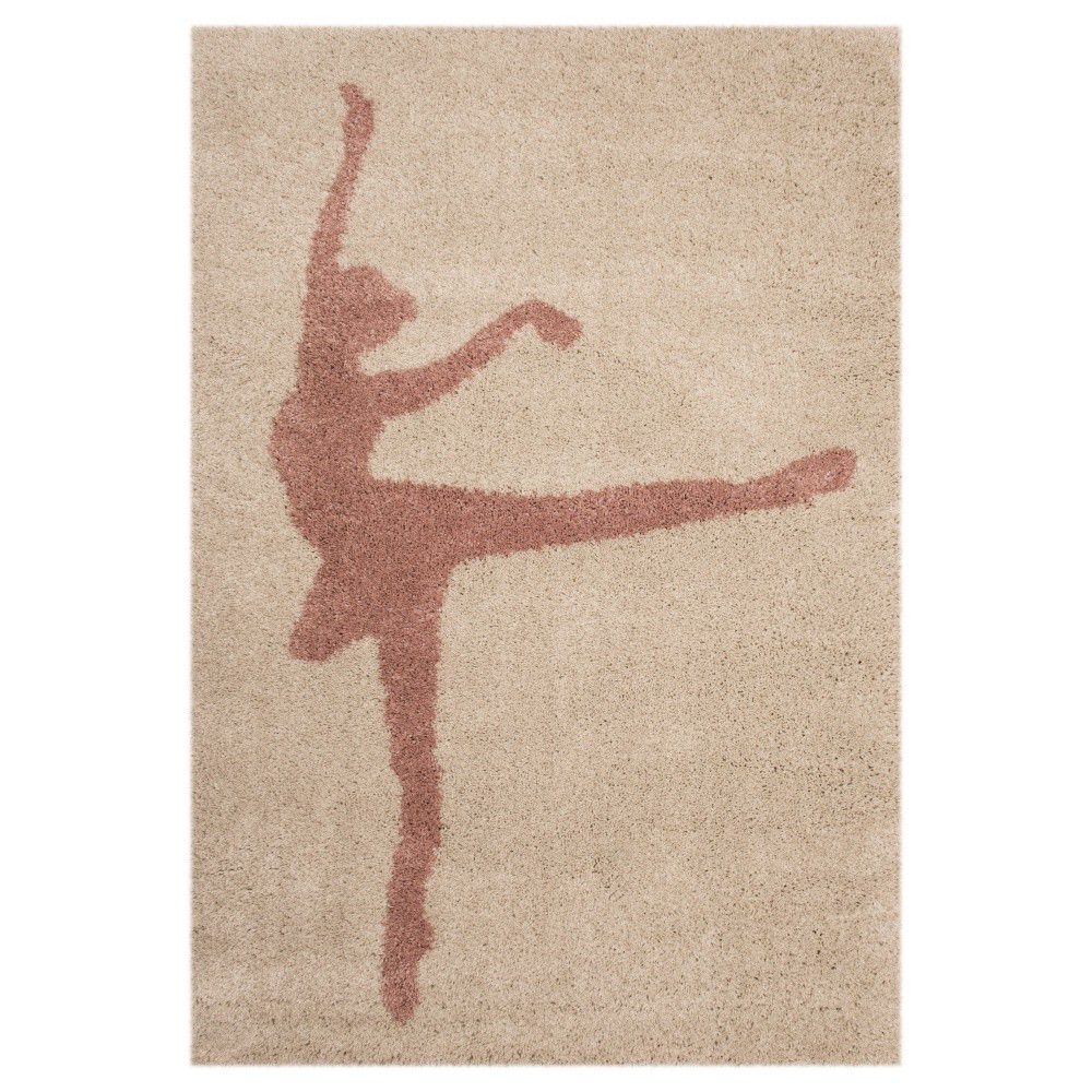 Dětský hnědý koberec Zala Living Ballerina, 120 x 170 cm - Bonami.cz