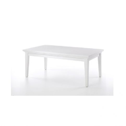 Konferenční stolek, DTD fóliovaná / MDF lakovaná, bílá, PARIS - maxi-postele.cz