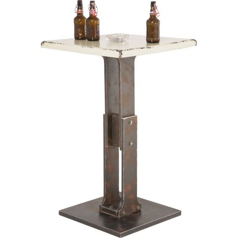 Barový stolek Key 65×65 cm, bílý - KARE