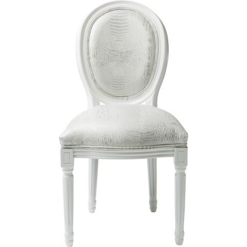 Polstrovaná židle Gastro Louis White Croco - KARE