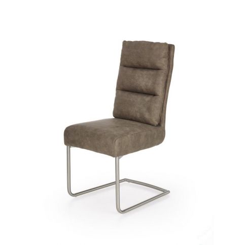 Halmar Jídelní židle K207 - šedá - ATAN Nábytek
