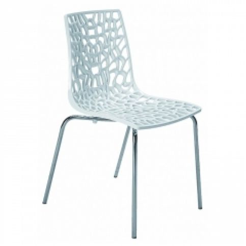 Jídelní židle Coral-D (Bílá)  SC04 Sit & be - Designovynabytek.cz