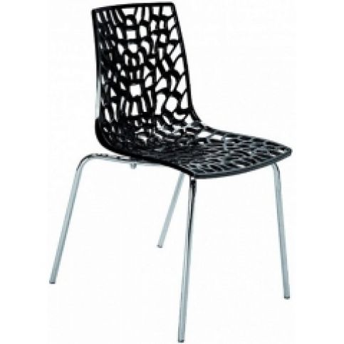 Jídelní židle Coral-D (Černá)  SC04 Sit & be - Designovynabytek.cz