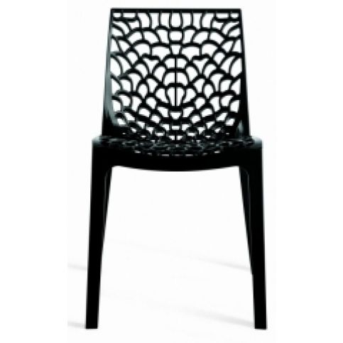 Jídelní židle Coral-C (Černá)  SC03 Sit & be - Designovynabytek.cz