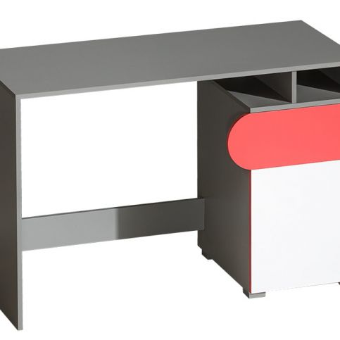 FUTURO F8 pracovní stůl grafit/bílá/výběr barev - maxi-postele.cz