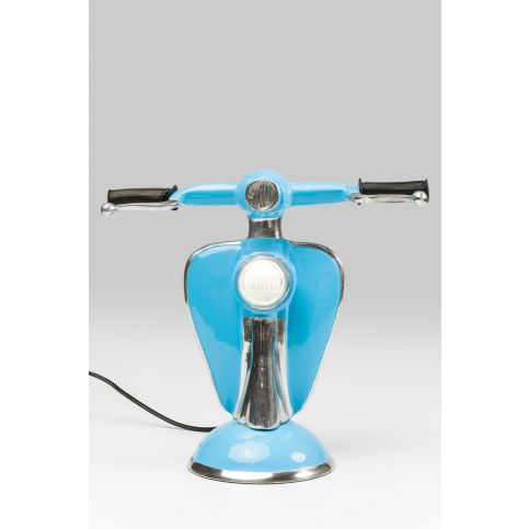 Modrá stolní LED lampa ve tvaru skútru Kare Design Scooter - Bonami.cz