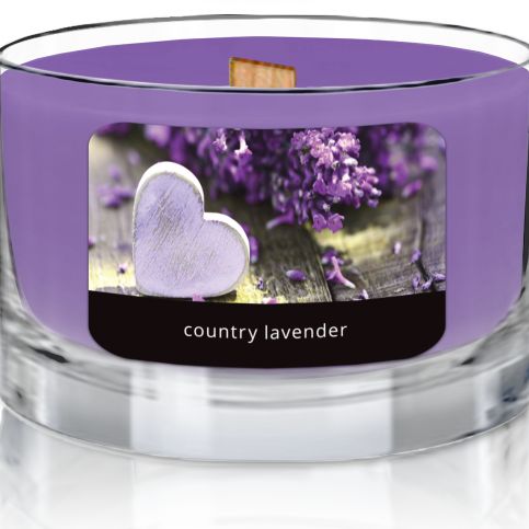 svíčka Wood Wick | Country Lavender - JCandles