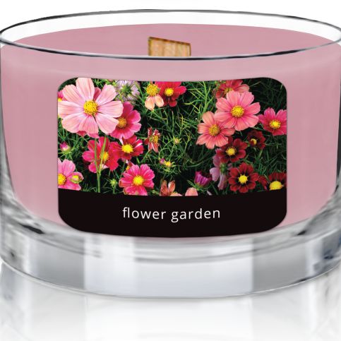 svíčka Wood Wick | Flower Garden - JCandles