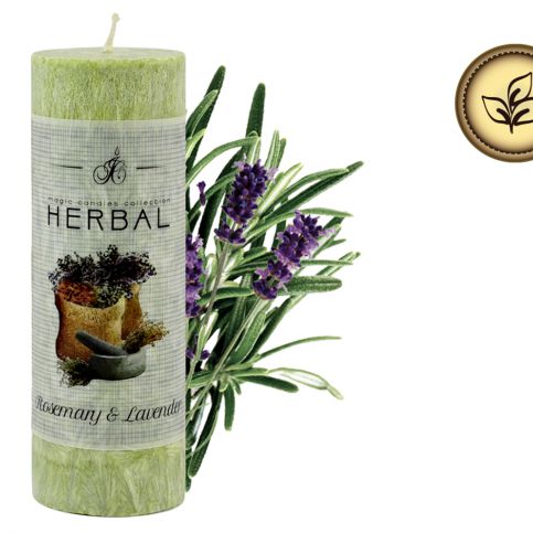 svíčky ve vůní bylin | Rosemary & Lavender - JCandles
