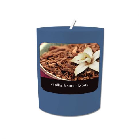 votivní svíčka ve skle | Vanilla & Sandalwood - JCandles