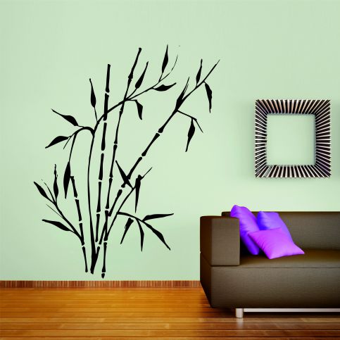 Samolepka na zeď - Čínský bambus (48x60 cm) - PopyDesign - Popydesign
