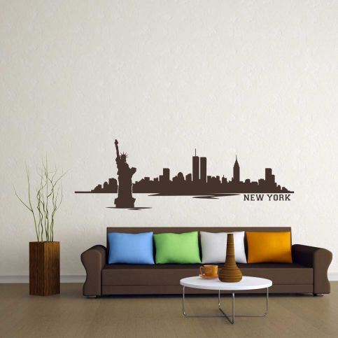 Samolepka na zeď - New York (60x19 cm) - PopyDesign - Popydesign