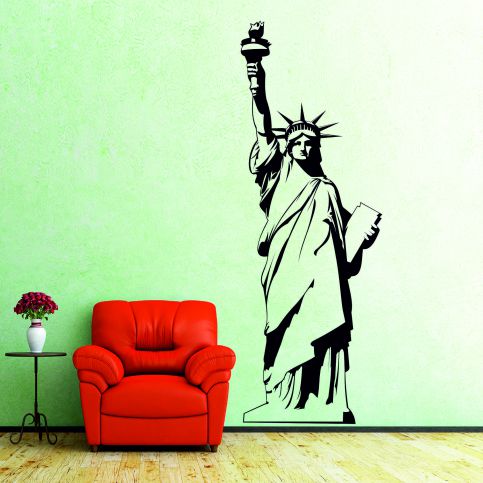 Samolepka na zeď - Socha svobody (34x95 cm) - PopyDesign - Popydesign