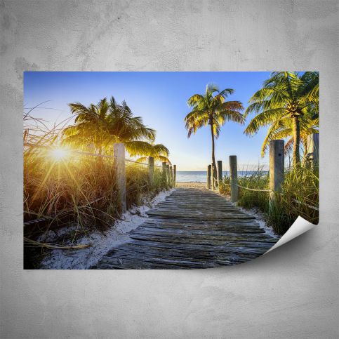 Plakát - Cesta na pláž (60x40 cm) - PopyDesign - Popydesign