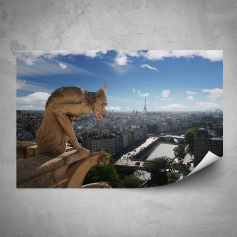Plakát - Chrliče Notre Dame (60x40 cm) - PopyDesign - Popydesign