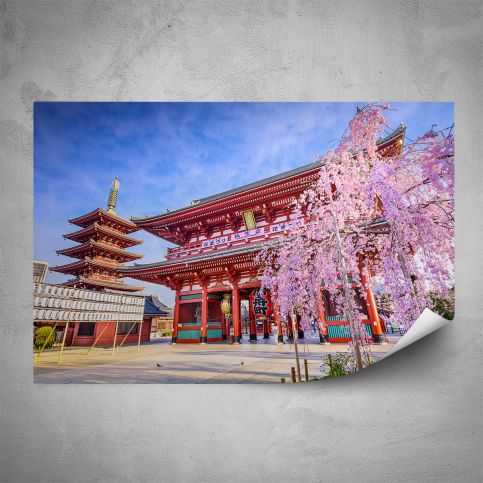 Plakát - Čínský chrám (60x40 cm) - PopyDesign - Popydesign