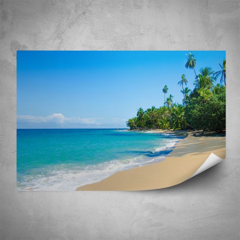 Plakát - Pláž Kanárské ostrovy (60x40 cm) - PopyDesign - Popydesign