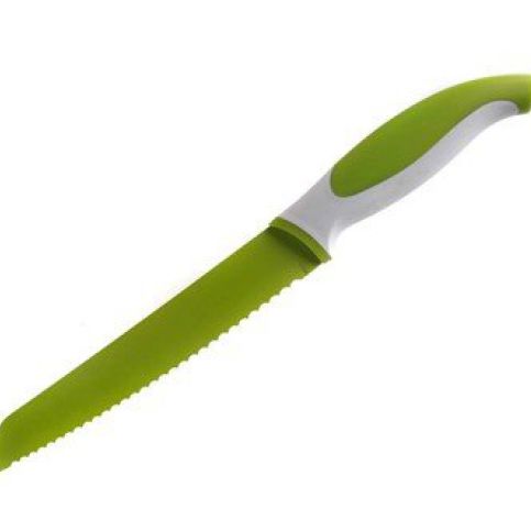 BANQUET Nerezový nůž na chléb s nepřilnavým povrchem Symbio 19 cm, zelená 25LI008151G - Favi.cz
