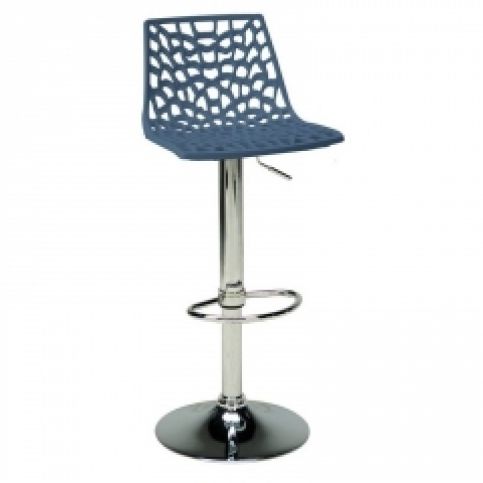 Barová židle Coral (Modrá)  SC01 Sit & be - Designovynabytek.cz