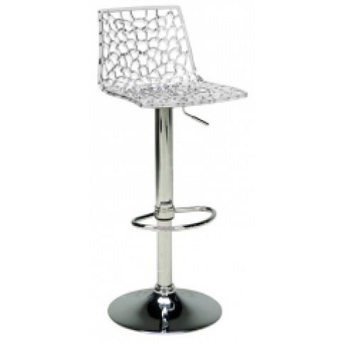 Barová židle Coral (Transparentní)  SC01 Sit & be - Designovynabytek.cz