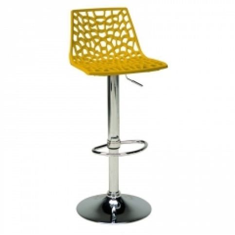Barová židle Coral (Žlutá)  SC01 Sit & be - Designovynabytek.cz