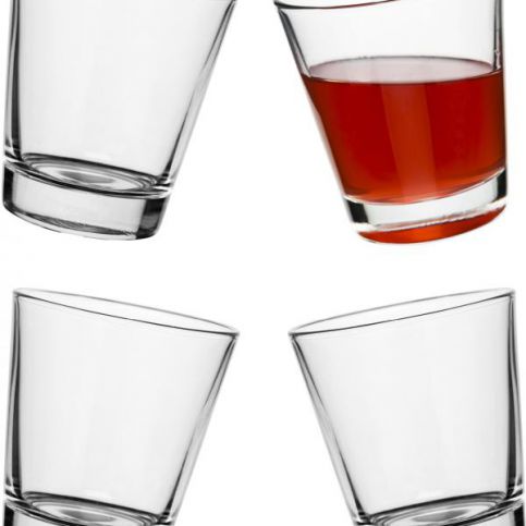 Houpací sklenice Rocking Multipurpose Glass, 4ks, čiré - ALESA.cz