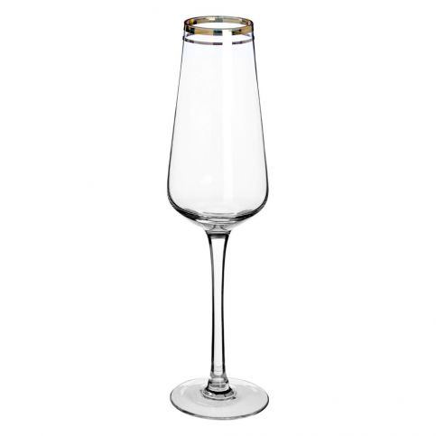 Sada 4 sklenic na šampaňské z ručně foukaného skla Premier Housewares Charleston, 2,7 - Bonami.cz