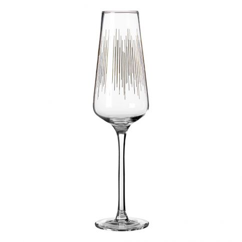 Sada 4 sklenic na šampaňské z ručně foukaného skla Premier Housewares Deco, 2,7 dl - Bonami.cz