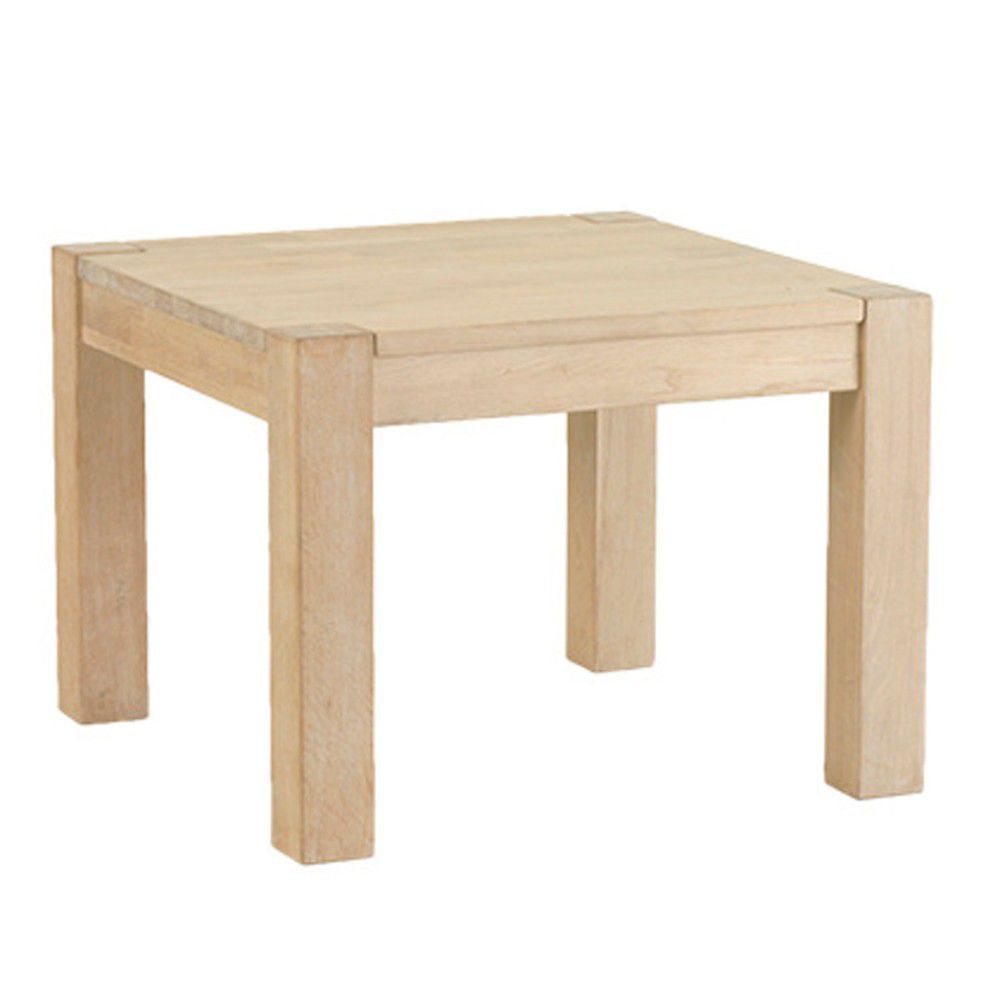 Konferenční stolek z dubového dřeva Furnhouse Texas, 70 x 70 cm - Bonami.cz