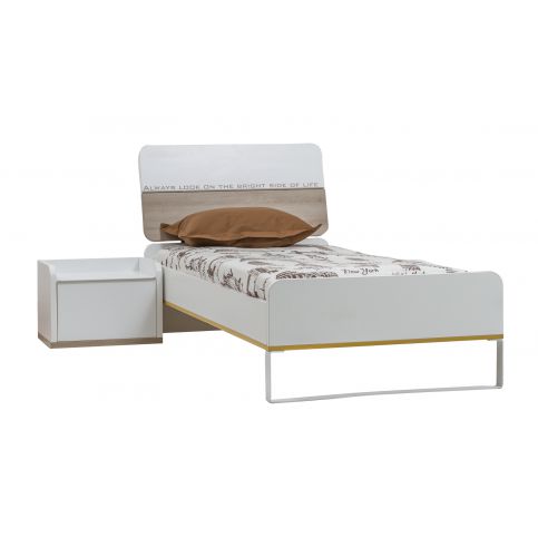 Dětská postel s nočním stolkem Solid  - Postel: 100x97x219 cm - Nábytek aldo - NE