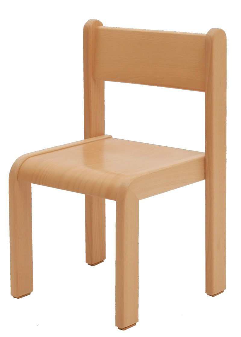 Dětská židlička bez područky 26 cm DE přírodní (výška sedáku 26 cm) - Favi.cz