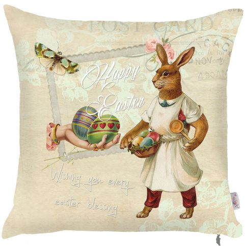 Povlak na polštář Apolena Happy Easter Rabbit, 43 x 43 cm - Bonami.cz