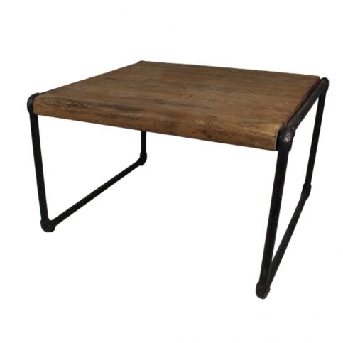 Konferenční stolek z teakového dřeva HSM Collection Vintage, 60 x 60 cm - Bonami.cz