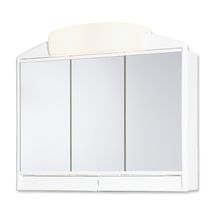 Zrcadlová skříňka s osvětlením Jokey 51x59 cm plast RANO - Siko - koupelny - kuchyně