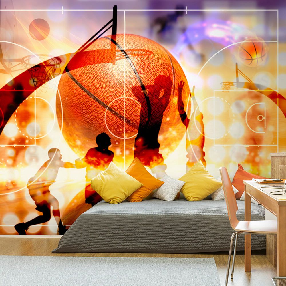 Fototapeta Bimago - Basketball + lepidlo zdarma 300x210 cm - GLIX DECO s.r.o.