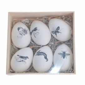 Bonami.cz: Sada 6 dekorací Ewax Egg Inked