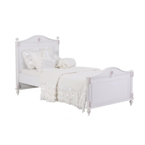 Dětská postel s povlečením pro holky Rose - Dětská postel: 109x116x209 cm - Nábytek aldo - NE
