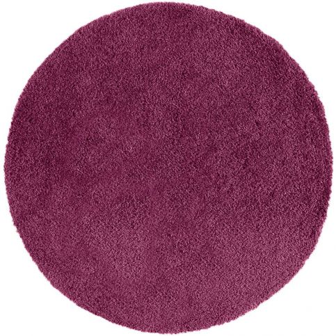 Tmavě fialový kulatý koberec Universal Norge, ⌀ 80 cm - Bonami.cz