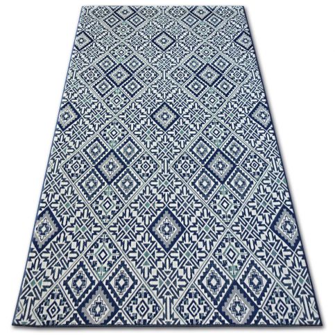  Kusový sisalový koberec Diamond modrý 200x290 - Z-ciziny.cz