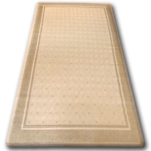  Kusový sisalový koberec Rectangle hnědý 80x150 - Z-ciziny.cz