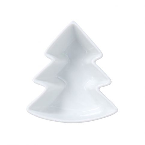 WHITE XMAS Miska ve tvaru stromku 10,4 cm - Butlers.cz