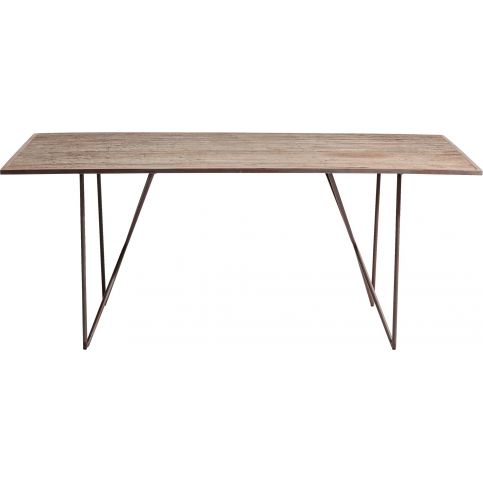 Stůl Quarry 180×90 cm - měděný - KARE
